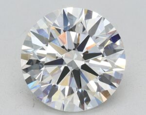 Lab Created 2.02 Carat Round Diamond
