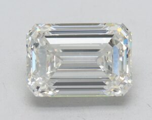 Lab Created 2.14 Carat H VS1 Emerald Diamond
