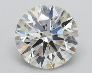 Lab Created 2.8 Carat Round Diamond