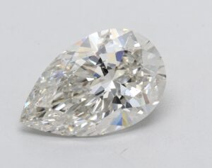 Lab Created 2.05 Carat Pear Diamond