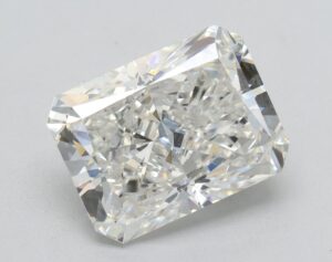 Lab Created 2.31 Carat Radiant Diamond