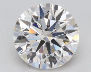 Lab Created 2.74 Carat Round Diamond