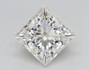Lab Created 1.81 Carat Princess Diamond