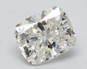 Lab Created 1.51 Carat Cushion Diamond