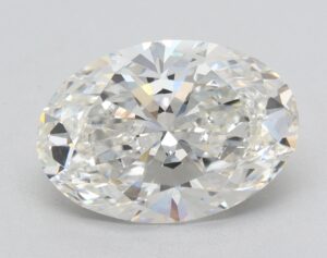 Lab Created 3.26 Carat Oval Diamond
