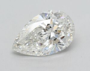 Lab Created 3.19 Carat Pear Diamond