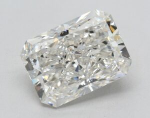 Lab Created 3.17 Carat Radiant Diamond