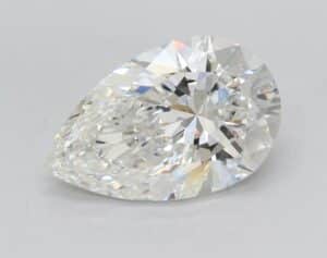 Lab Created 2.58 Carat G VS1 Pear Diamond