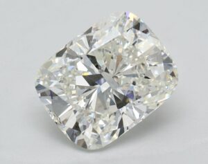 Lab Created 2.57 Carat Cushion Diamond