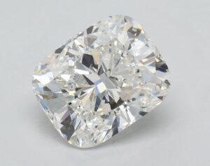 Lab Created 2.51 Carat Cushion Diamond
