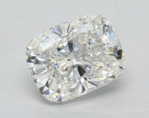 Lab Created 2.5 Carat Cushion Diamond