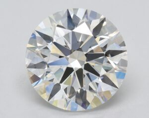 Lab Created 2.7 Carat Round Diamond
