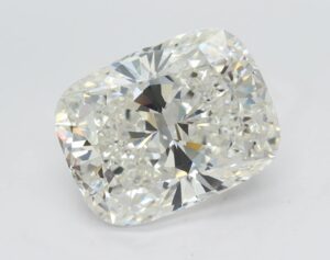 Lab Created 3.55 Carat Cushion Diamond