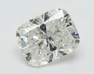 Lab Created 1.6 Carat Cushion Diamond