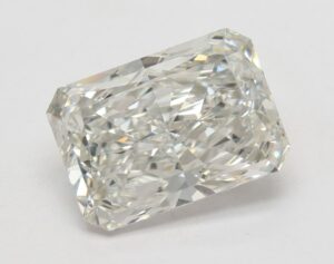 Lab Created 2.93 Carat Radiant Diamond