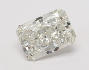 Lab Created 2.59 Carat Radiant Diamond