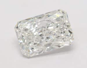 Lab Created 2.74 Carat Radiant Diamond