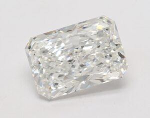 Lab Created 2.74 Carat Radiant Diamond
