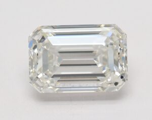 Lab Created 2.02 Carat F VS1 Emerald Diamond