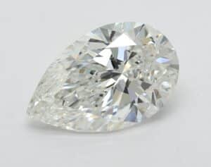 Lab Created 2.81 Carat Pear Diamond