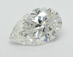 Lab Created 2.81 Carat Pear Diamond