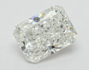 Lab Created 2.4 Carat Radiant Diamond