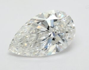 Lab Created 6.07 Carat Pear Diamond