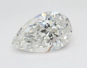 Lab Created 5.1 Carat Pear Diamond