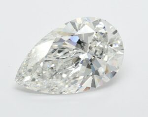 Lab Created 6.63 Carat Pear Diamond