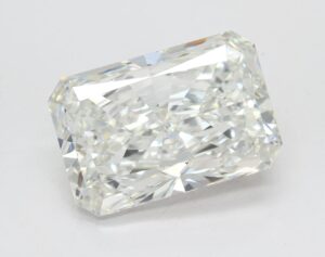 Lab Created 5.25 Carat Radiant Diamond