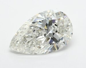 Lab Created 4.02 Carat Pear Diamond