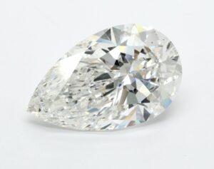 Lab Created 6.36 Carat Pear Diamond