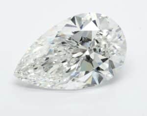 Lab Created 3.09 Carat Pear Diamond