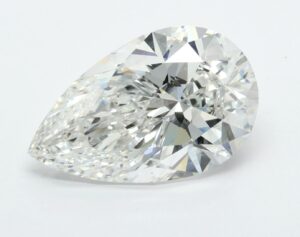 Lab Created 3.09 Carat Pear Diamond