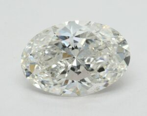 Lab Created 3.09 Carat Oval Diamond