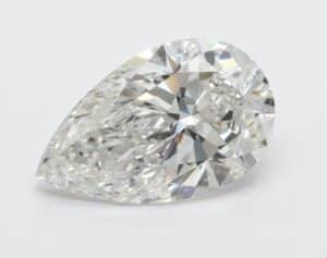 Lab Created 1.71 Carat G VS1 Pear Diamond