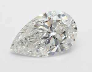 Lab Created 1.71 Carat Pear Diamond
