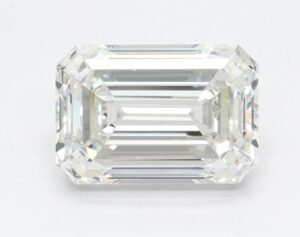 Lab Created 2.54 Carat F VS1 Emerald Diamond