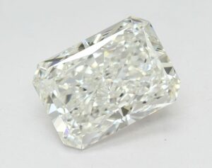Lab Created 2.23 Carat Radiant Diamond