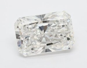 Lab Created 1.37 Carat Radiant Diamond