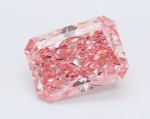 Lab Created 2.36 Carat Pink VS1 Radiant Diamond