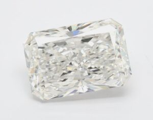 Lab Created 1.74 Carat Radiant Diamond