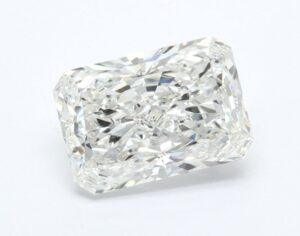 Lab Created 1.6 Carat Radiant Diamond