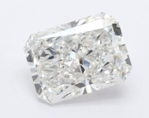 Lab Created 2.57 Carat Radiant Diamond