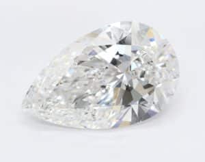 Lab Created 6.01 Carat E VS2 Pear Diamond