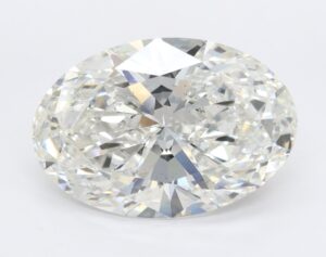 Lab Created 10.09 Carat Oval Diamond