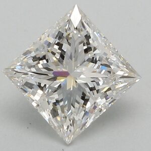 Lab Created 2.32 Carat Princess Diamond