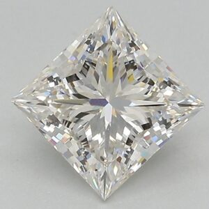 Lab Created 2.34 Carat G VS2 Princess Diamond