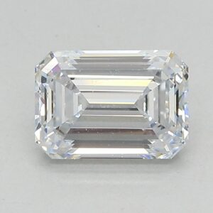 Lab Created 2.01 Carat G VVS1 Emerald Diamond