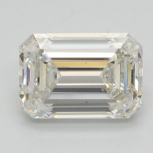Lab Created 2.03 Carat H VS2 Emerald Diamond